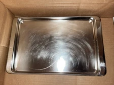 Revere Ware Baking Pan Stainless Cookie Sheet Serving Tray Roaster 9x13x.75 2513