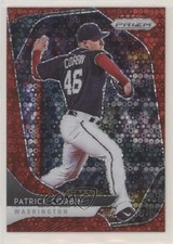 2020 Panini Prizm Tier II Quick Pitch Red Donut Circle 44/99 Patrick Corbin 05db