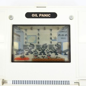 Nintendo Game & Watch Oil Panic OP-51 Multi Screen CIB Vintage Handheld Tested
