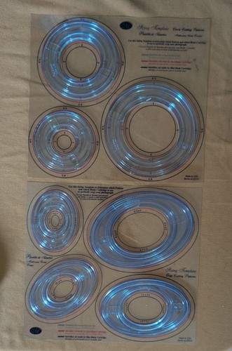Creative Memories Custom Cutting System Circle and Oval Templates & Patterns