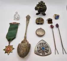 Vintage Masonic Royal Arch Jewel Medal Royal Northumberland Fusiliers Badge Lot