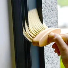 6.18" Groove Cleaning Brush - Ideal for Windows, Desks & Kitchens - Durable