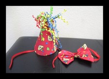 Build A Bear Happy Birthday Hat  Bow Tie