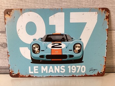 Le Mans Autorennen 917 Blechschild: Man Cave, Hausbar, Garage - Autorennen
