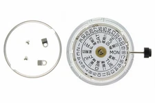 NEW GENUINE FOR ETA 2836-2 WATCH MOVEMENT 25 JEWEL AUTOMATIC DAY DATE SILVER SWI