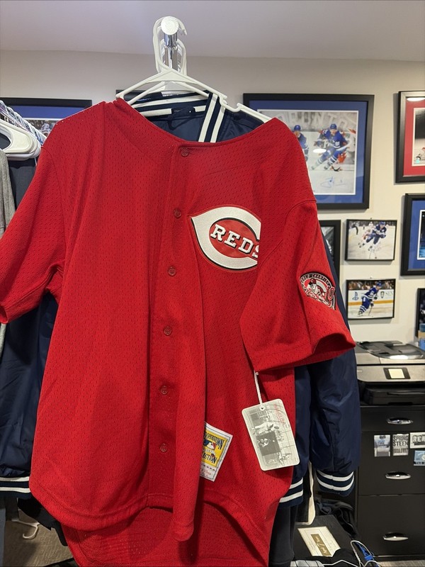 cincinnati reds jersey Ken Griffey Jr Nwt 48 Mitchell And Ness