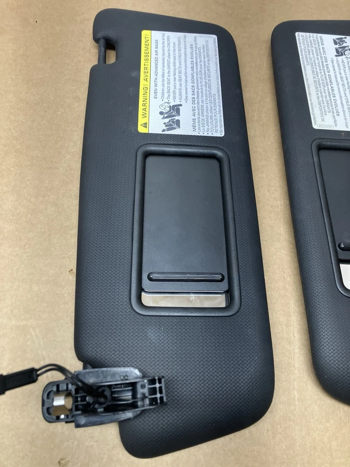 Audi S4 S5 Q5 2013-2016 (8U) parasol delantero izquierdo y derecho conjunto-2 (negro) Foto 2 de 4