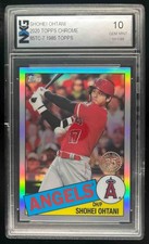 2020 Topps Chrome Shohei Ohtani 1985 Baseball #85TC-7 Los Angeles Angels