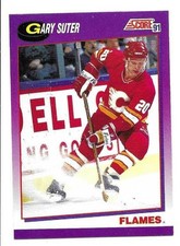 GARY SUTER 1991-92 SCORE CARD NEAR MINT CONDITION