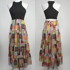 Cinq A Sept Mardi Patchwork Midi Dress Size 00