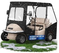 Golf Cart Enclosure for EZGO TXT RXV  Club Car Precedent 2-ezgotxt-enclosure