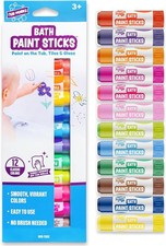 Tub Works  Bath Paint Sticks  Bath Toy, 12 Count  Nontoxic, Washable Bathtub...