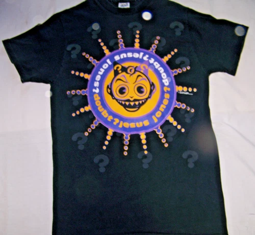 Jesus Jones Shirt Concert Tour T Shirt 28 Dates Black Q 1990s vintage concert t-shirt, vintage, single stitch, B+ condition