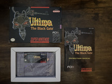 Ultima: The Black Gate (SNES, 1994) Box Tested Manual
