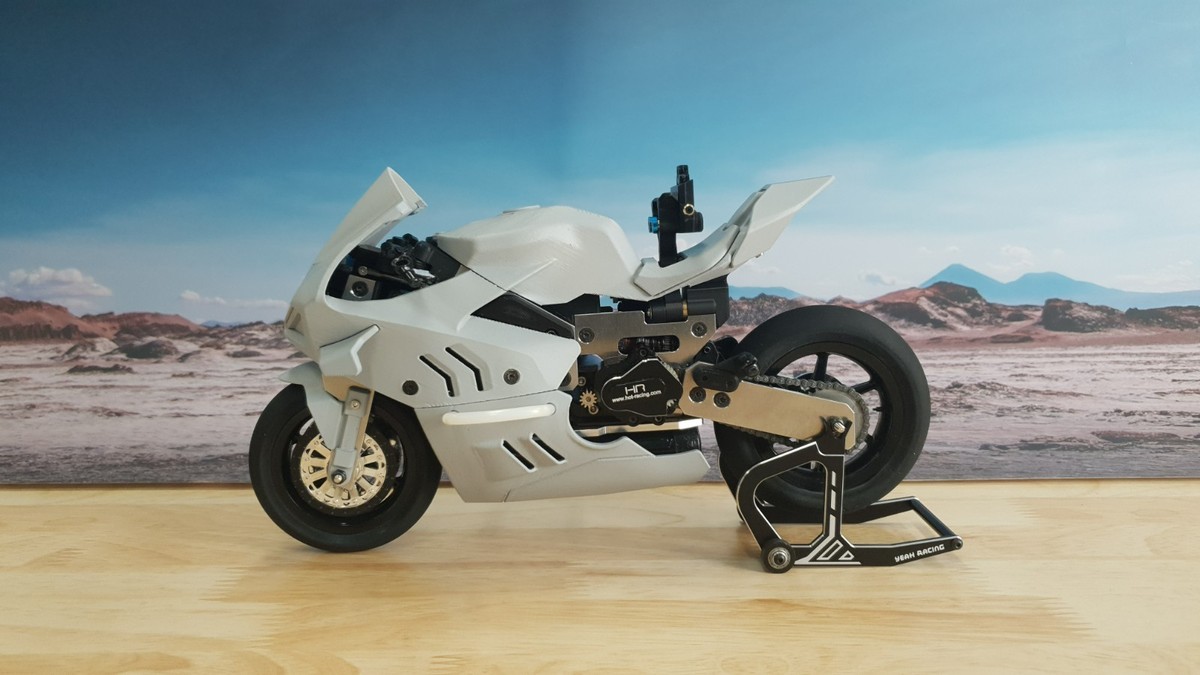 1/8 RC motorcycle MK-08 DUCATI, Conversion kit for Kyosho NSR500