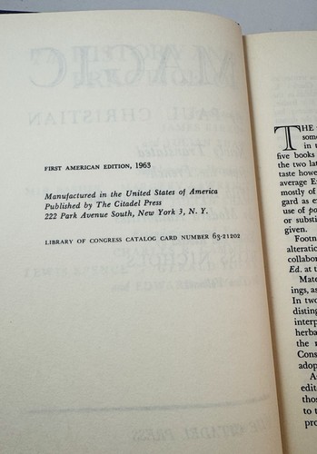 The History And Practice Of Magic-Paul Christian-2 Bks-TRUE First Editions-RARE! - Picture 5 of 24