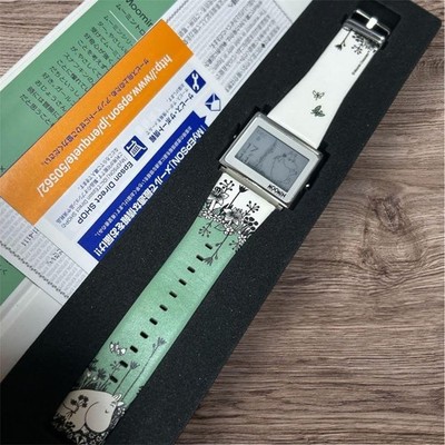 Epson Smart Canvas Mumin Uhr Weiß Grün mit Box von JPN getestet