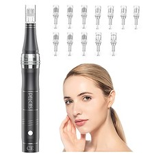 Microneedling Pen, PELCAS Electric Derma Pen Cordless Adjustable Speeds Dermapen