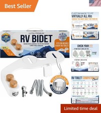 The  RV Bidet Self-Cleaning Dual Nozzles | Non-Electric, Reversible Design | ...