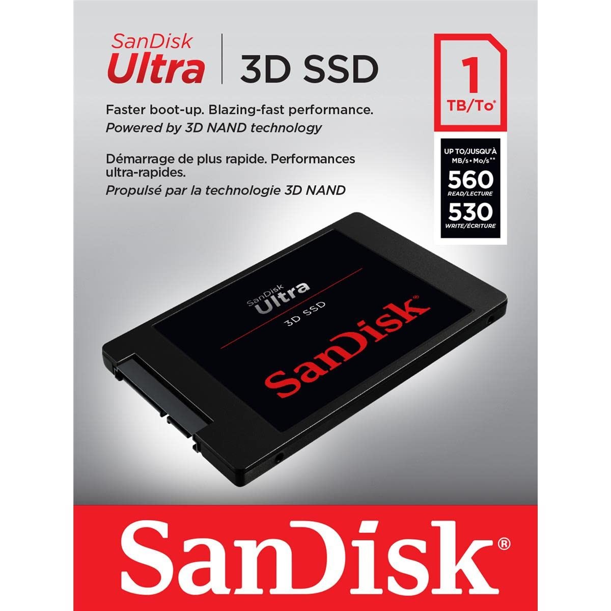 内蔵型SSD SanDisk Ultra 3D SSD 1TB 1TB SanDisk Ultra 3D SSD | Sandisk