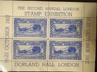 GB 1937 Second Annual London Stamp Exhibition  ~ 3 MNH British Souvenir Sheets — photo 3