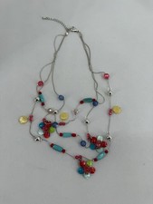 Colorful Flower  Beads Necklace, Children  s Costume Jewelry