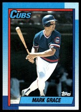Mark Grace 1990 Topps #240 Chicago Cubs MLB READ FREE SHIPPING AutographDen