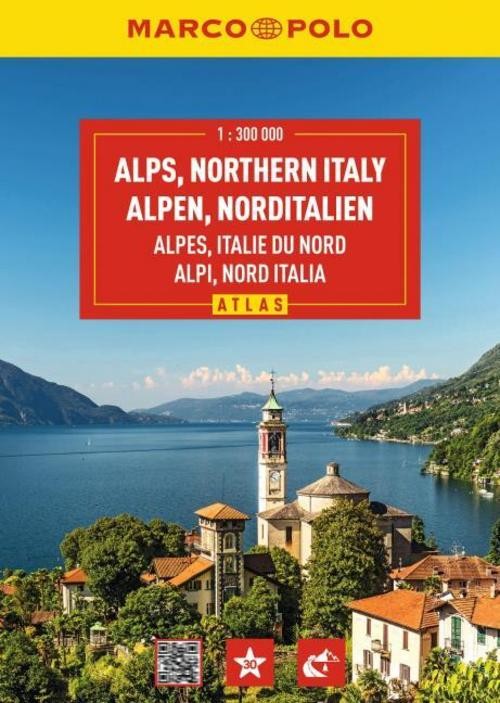 MARCO POLO Reiseatlas Alpen, Norditalien 1:300.000