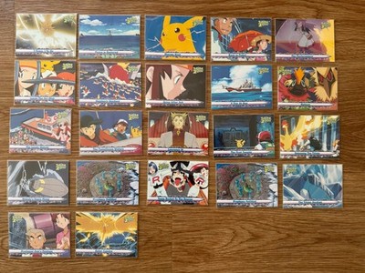 Pokémon Topps The Movie 2000 Karten Konvolut   22 Vintage Karten