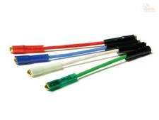 Oyaide HSR-102 Head-Shell-Kabel Set – Hochreines Kupfer, 42 mm, 4 Stück