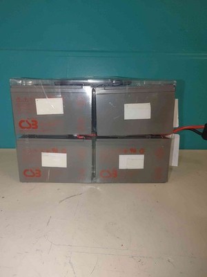 New In Box New CSB GP1272 F2FR 12V 7.2Ah 4-Pack Battery Cartridge for APC UPS