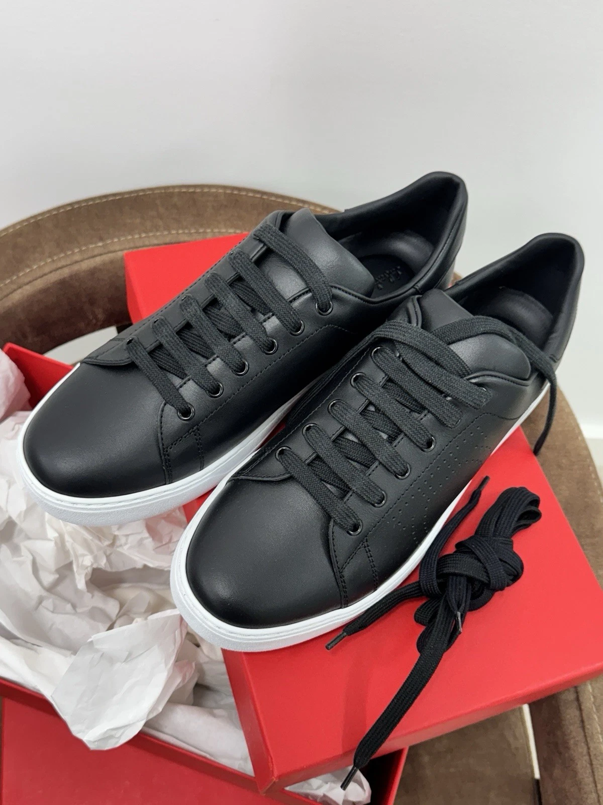 Ferragamo — Ferragamo Pierre S nero sneaker