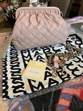 Marc Jacobs Baby Pink Re-Edition Quilted Leather Little Stam Bag LIMITED EDITION