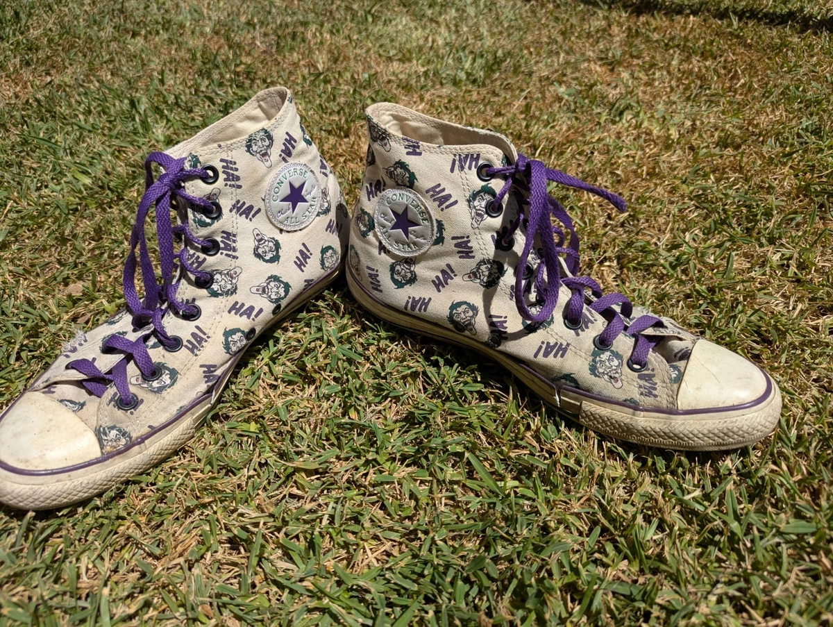 RARE Converse Hightop Batman Begins Jim Lee Edition Red Black Men\'s 8 Women\'s 10 CONVERSE RARE HARD TO FIND JIM LEE BATMAN CHUCK TAYLOR HIGH  main image 2