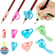 Larspotta 4-Stage Pencil Grips for Kids Writing Posture Correction, 8 Pack Pe