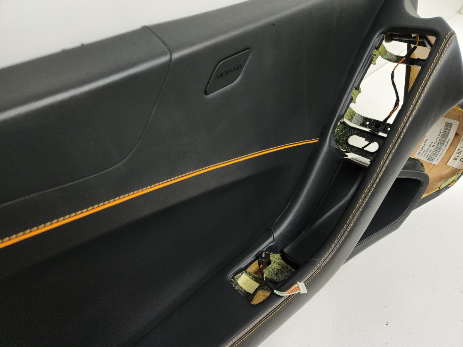 2015-2017 MCLAREN 650S LEFT DRIVER SIDE DOOR PANEL COVER TRIM 11N0177CP OEM