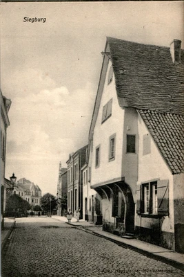 AK GRUSS AUS SIEGBURG RHEIN SIEG KREIS STRASSENANSICHT 1910 NORDRHEIN WESTFALEN - Bild 1 von 2