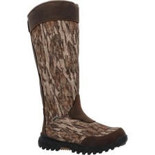 Rocky Kids' Spike Waterproof Snake Boot Mossy Oak Bottom Land - RKS0662Y, Mossy