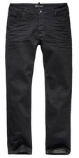 Brandit Hose Mason Denim Pants Unwashed in Black