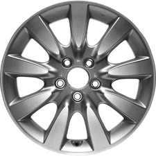 Refurbished 17x6.5 Machined Silver Wheel fits 2006-2007 Honda Accord Sedan