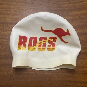 Austin College Silicon Swim Cap  Swim Team White 