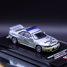 1:64 R33 GT-R Le Mans Safety Car Alloy Diecast JDM Race Model Collection