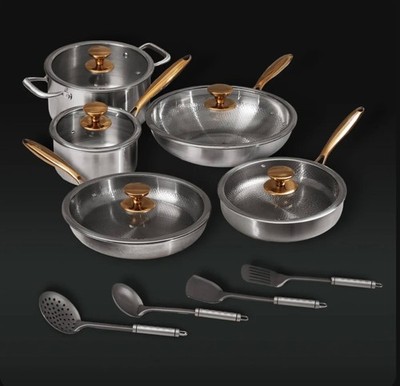 TAIMA  Pure Titanium Signature Cookware Set (14 Piece) Brand New
