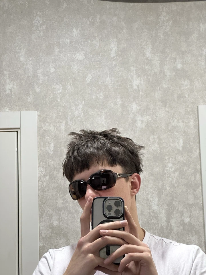 Gafas de sol Oakley Pulse polarizadas marrón Y2K vintage Foto 3 de 4