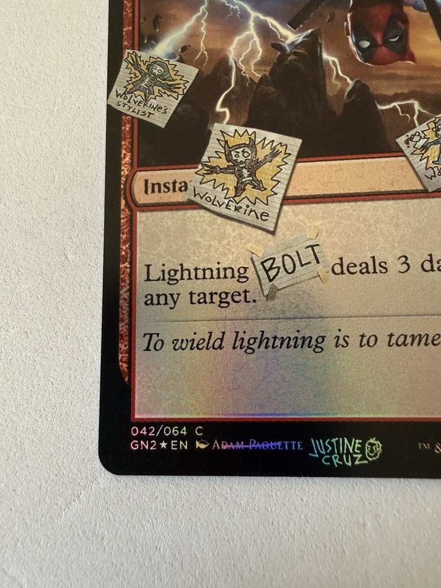 Lightning Bolt (042) Secret Lair Drop Foil for sale online | eBay