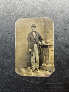 US Civil War Tintype Photo Union Soldier