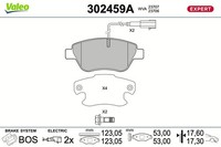 Bremsbelagsatz BremsklöTze Vorderachse FüR Fiat Punto 199_ 199 500 312_ 312