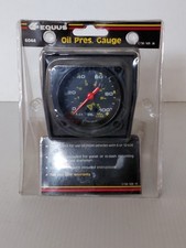 2 Inch Black Mechanical Oil Pressure Gauge Vintage Equus 6044
