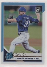 2019 Donruss Optic Rated Rookies Carolina Blue & White Prizm Corbin Burnes uk2