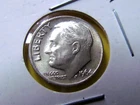 1964 p Dime - 90% silver,  Condition AU